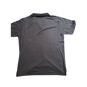 Y2K Peter Millar Light & Dark Blue Striped Cotton Polo Men's Size XL CC Logo